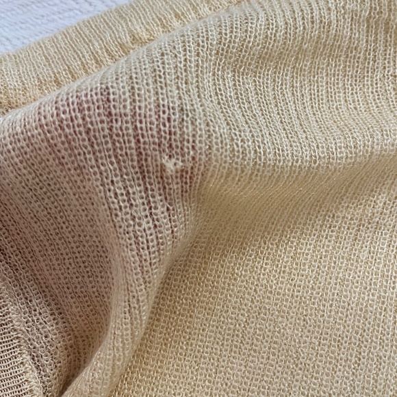 Zara knit viscose sheer top size M - Picture 4 of 5